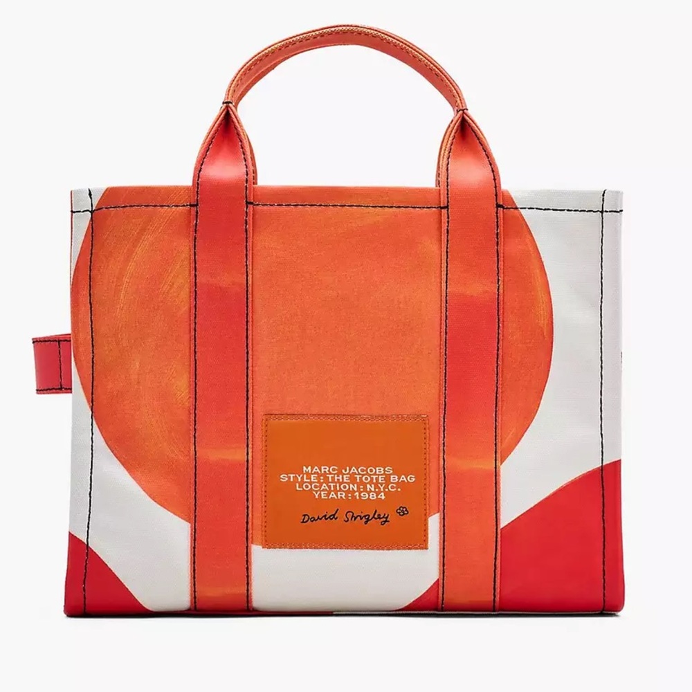 DAVID SHRIGLEY X MARC JACOBS CANVAS MEDIUM TOTE BAG - Picture 5 of 16